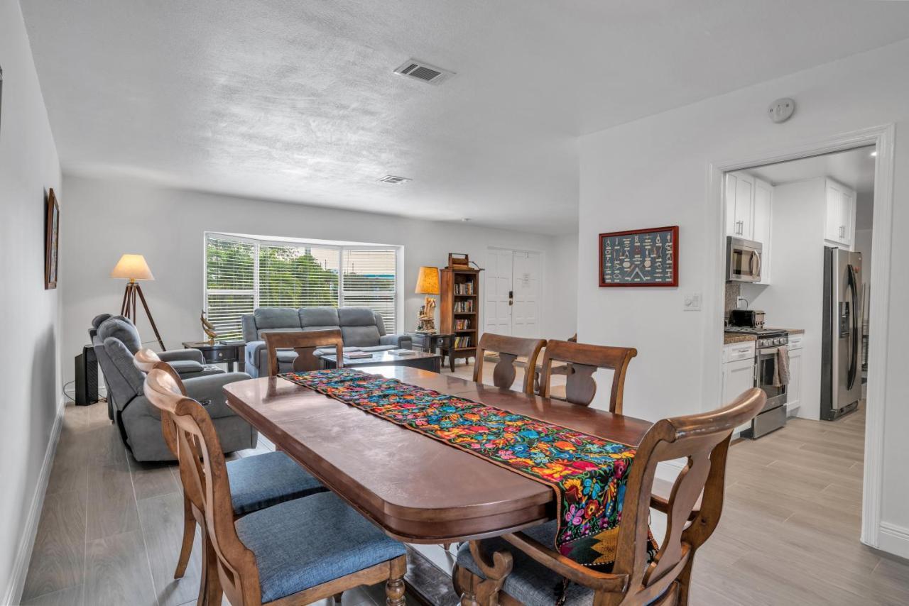פומפנו ביץ' 4 Bd Near Beach Spacious Solar Heated Pool Waterfront Home מראה חיצוני תמונה