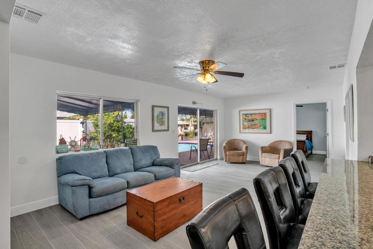 פומפנו ביץ' 4 Bd Near Beach Spacious Solar Heated Pool Waterfront Home מראה חיצוני תמונה